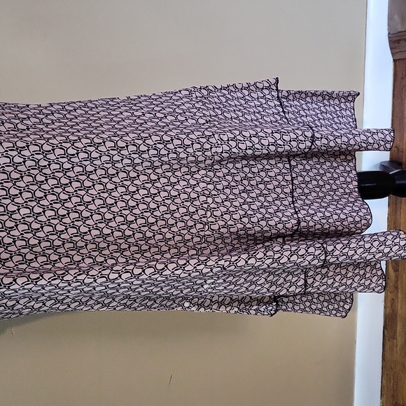 JC Mode Print Tie-Up Neck A-Line Dress - Picture 6 of 12